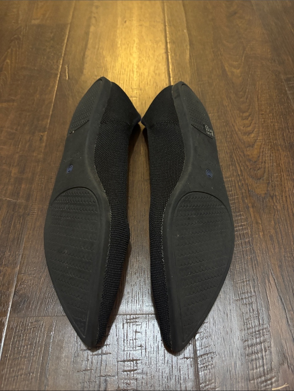 Rothy's Black Pointed Knit Flats - Picture 4 of 4